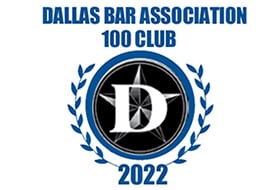 Dallas Bar Association 100 Club 2022