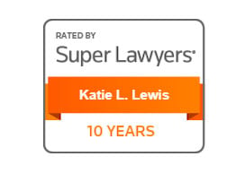Rate By Super Lawyers Katie L. Lewis 10 Years