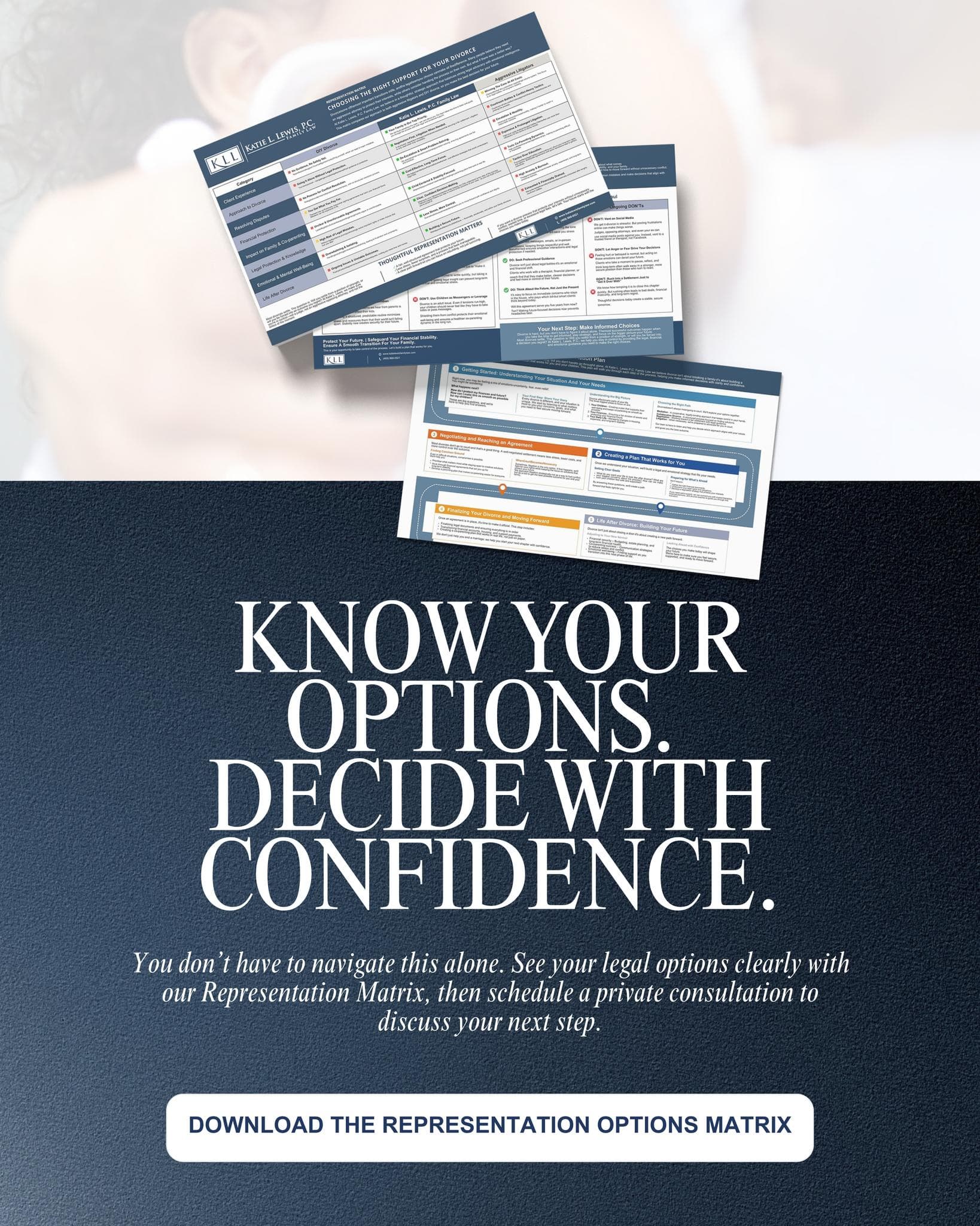 Download the Divorce Representation Guide from Katie L. Lewis, P.C. Family Law