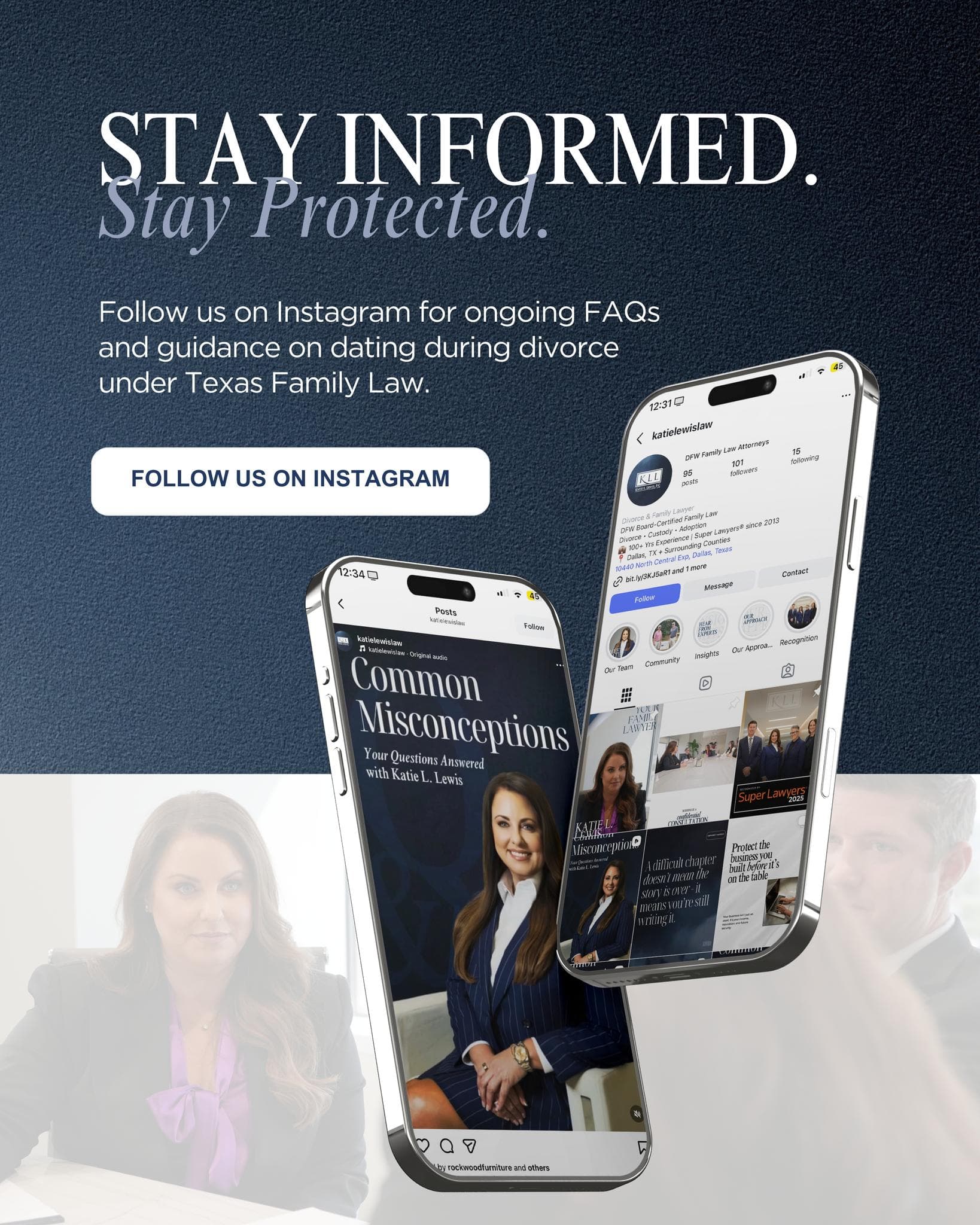 Follow Katie L. Lewis, P.C. Family Law on Instagram