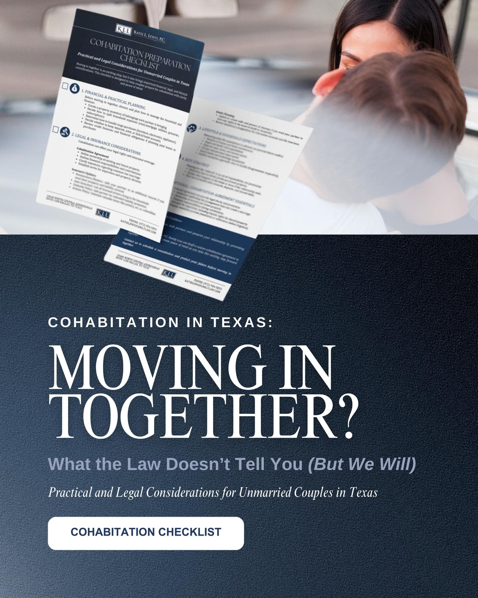 Download the Cohabitation Checklist from Katie L. Lewis, P.C. Family Law