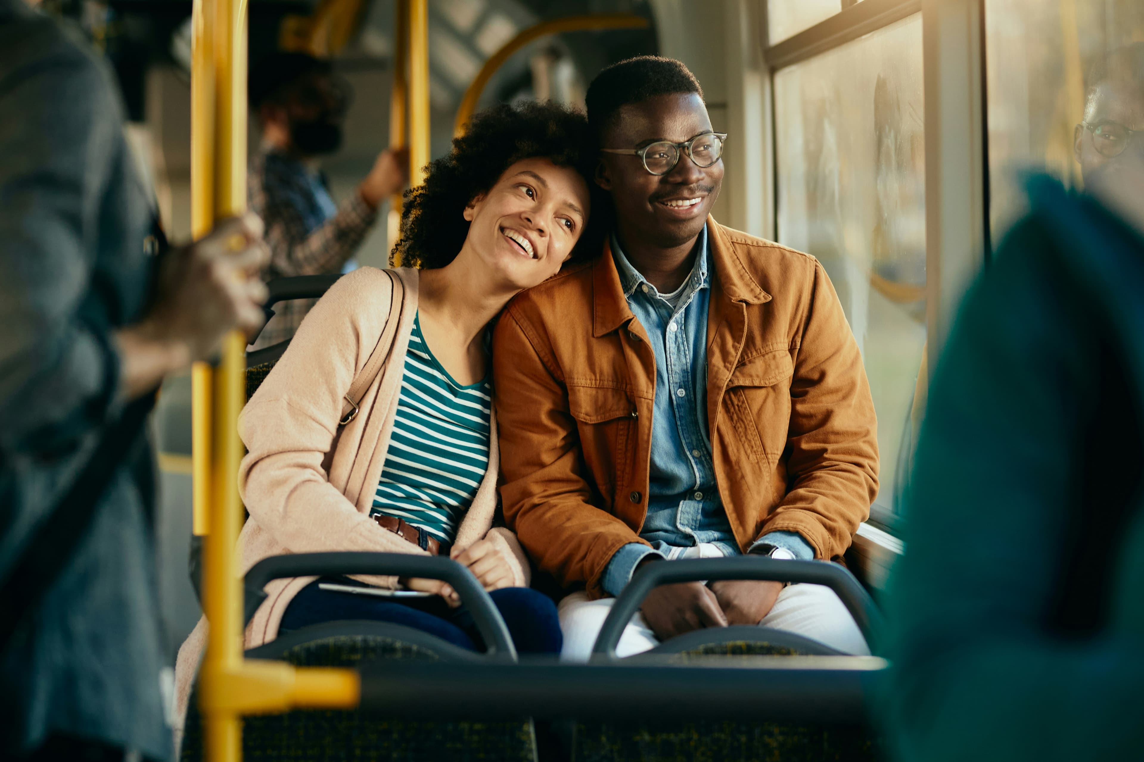 Couple resting together, representing a committed common law relationship