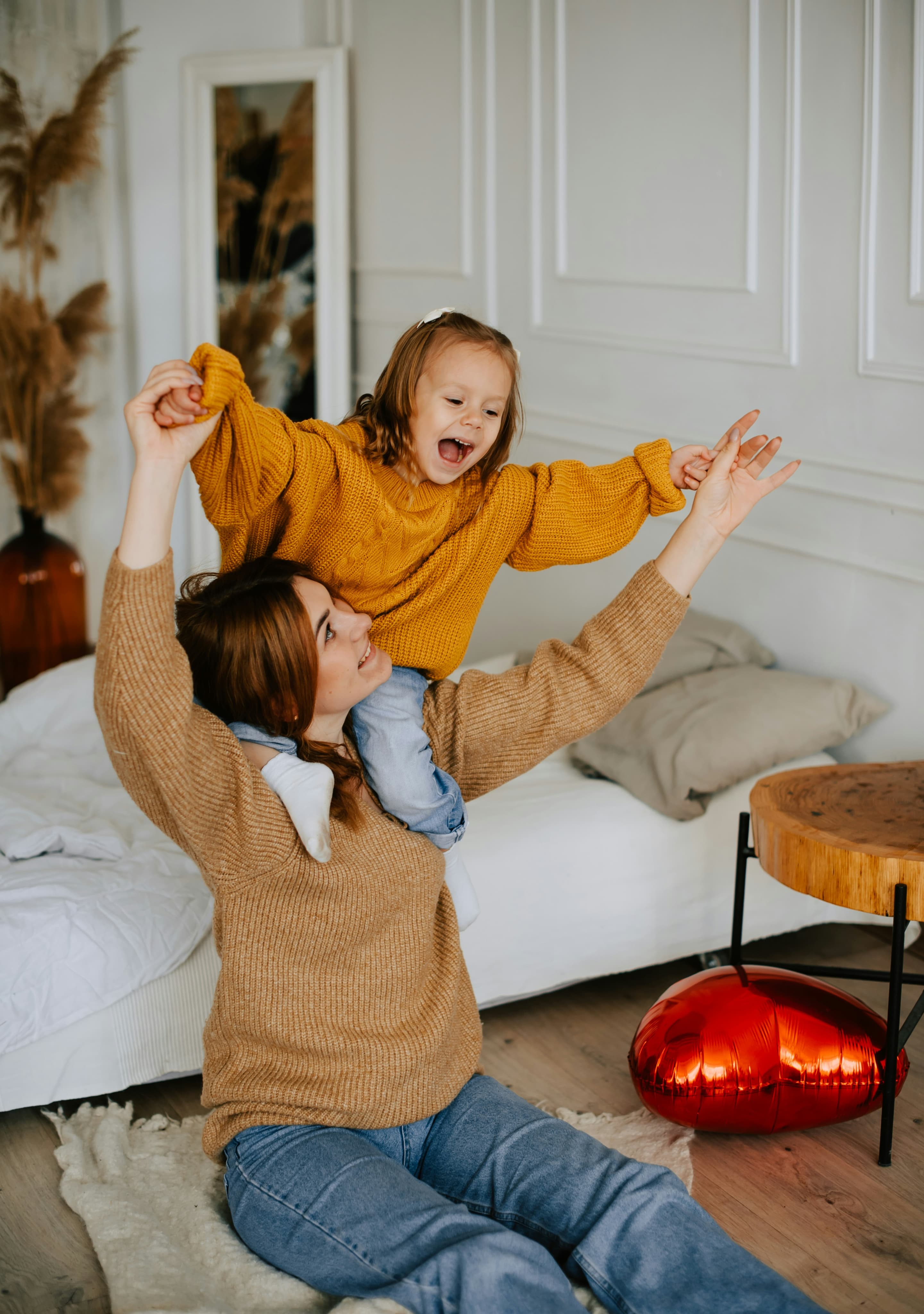 Family celebrating an adoption milestone