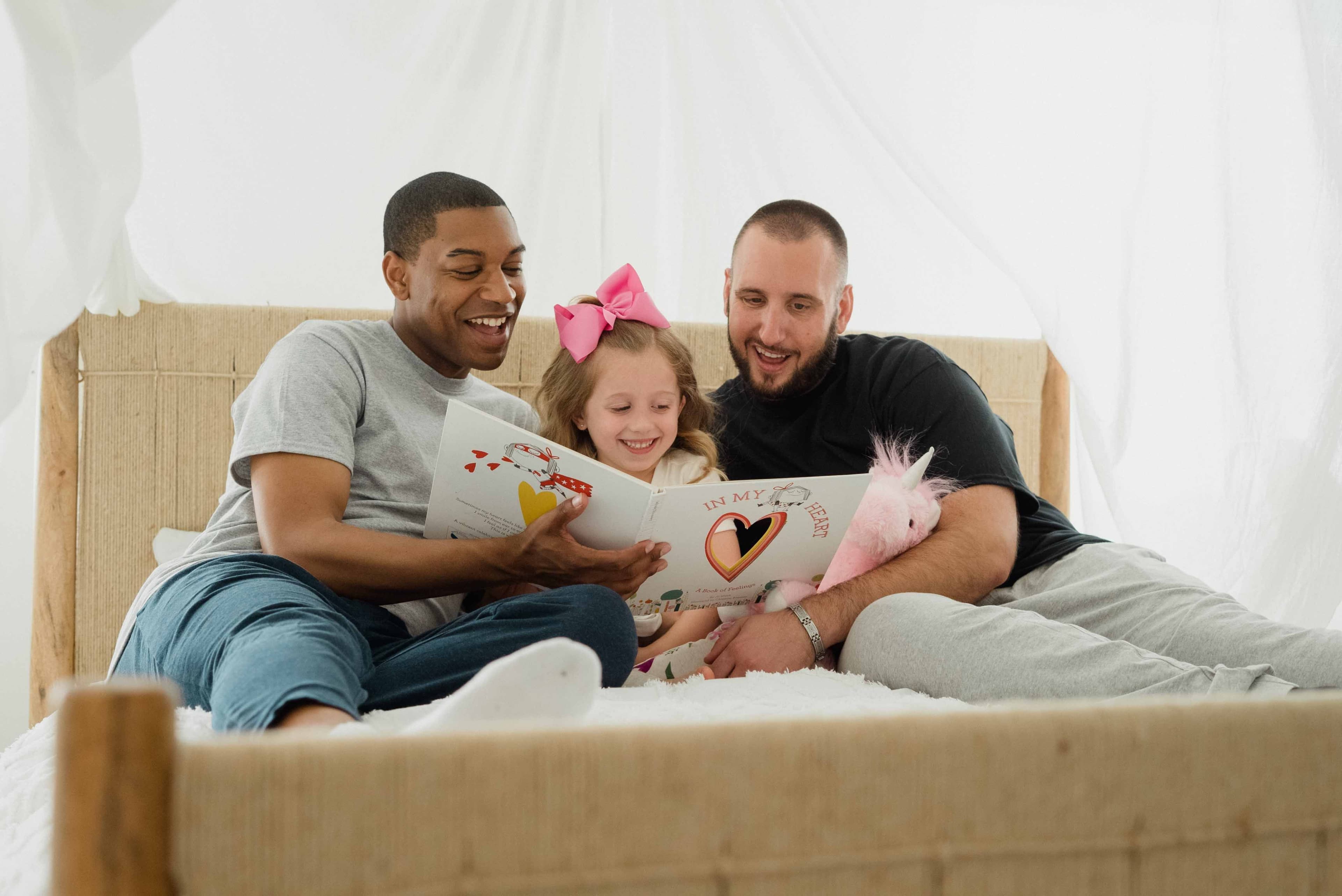 Family navigating an important life transition together