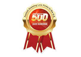 Fastest Growing Law Firms in the U.S. Law Firm 500 2020 Honoree
