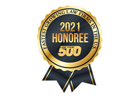Fastest Growing Law Firms In The U.S. 2021 Honoree Law Firm 500