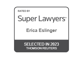 Rated By Super Lawyers | Erica Eslinger | Selected in 2023 | Thomson Reuters